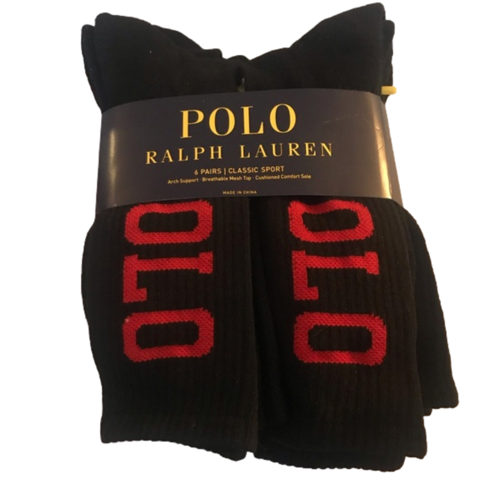 NWT Polo by Ralph Lauren Classic Sports Socks